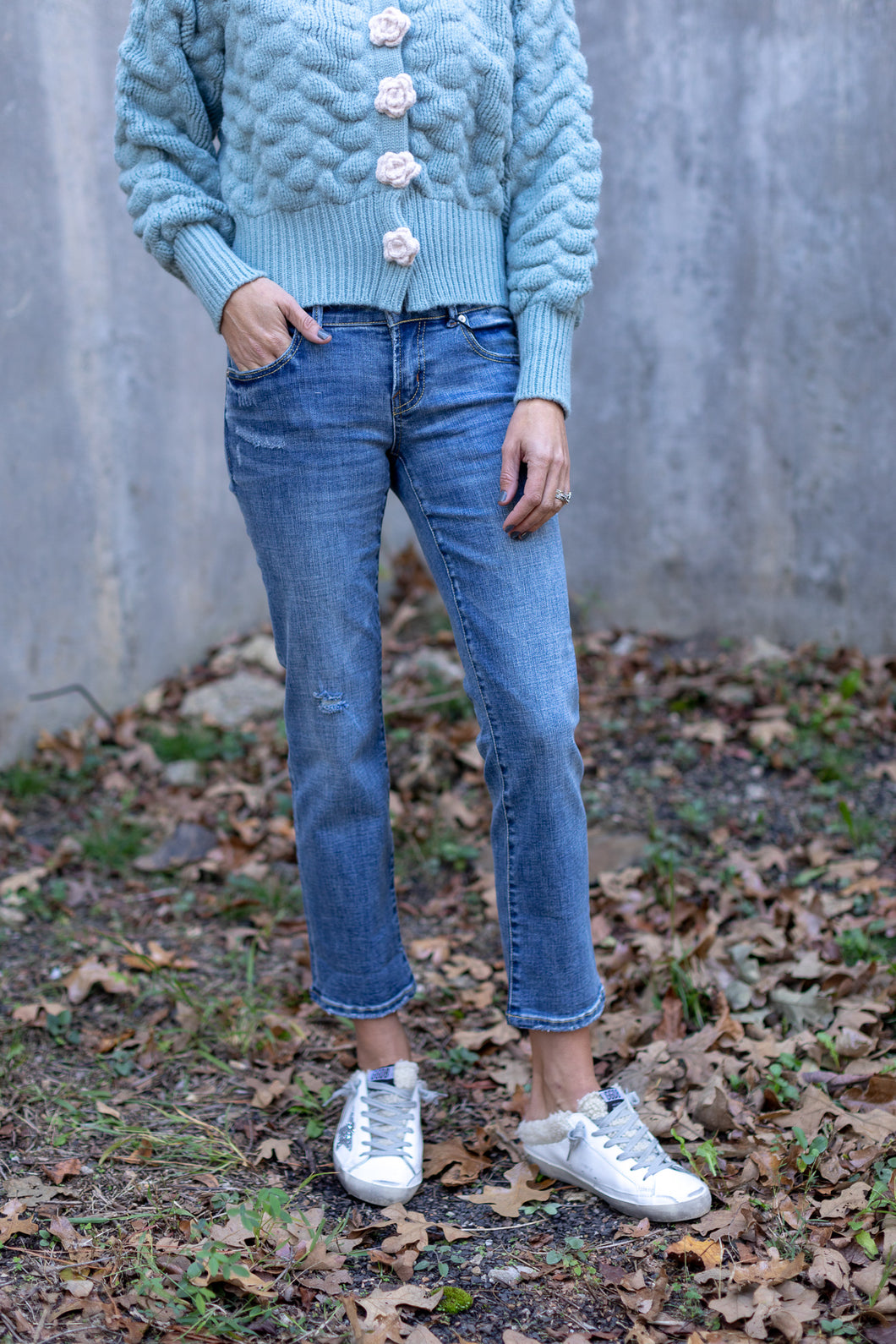The Smashing Blue Distressed Jean