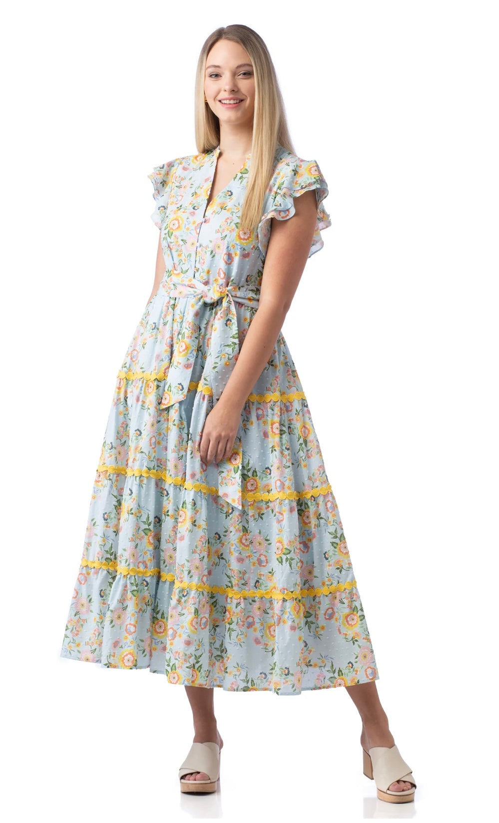 Kemble Dress in Garden Party