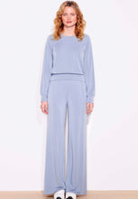 Load image into Gallery viewer, Slate Blue Cropped Sweatshirt
