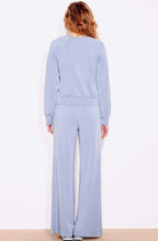 Load image into Gallery viewer, Slate Blue Cropped Sweatshirt

