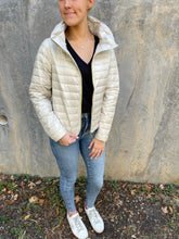 Load image into Gallery viewer, Beige Puffer Coat
