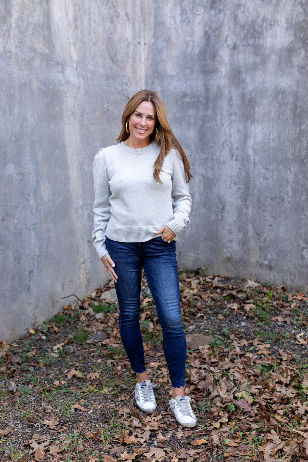 Theia Sweater in Grey