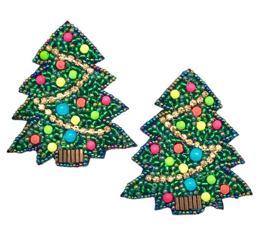 Christmas Tree Earrings