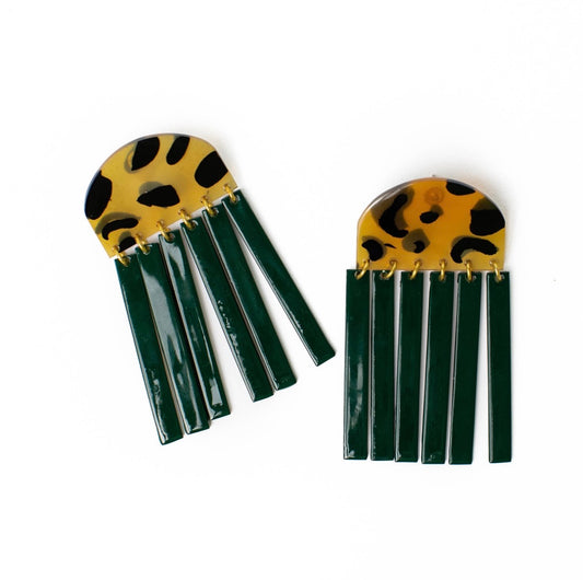 Green Beachcomber Earring