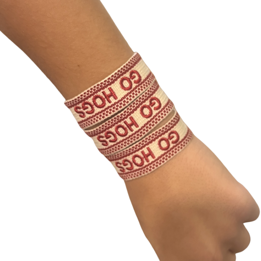 Go Hogs Bracelet