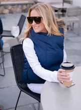 Load image into Gallery viewer, Navy Waterproof Puffer Vest
