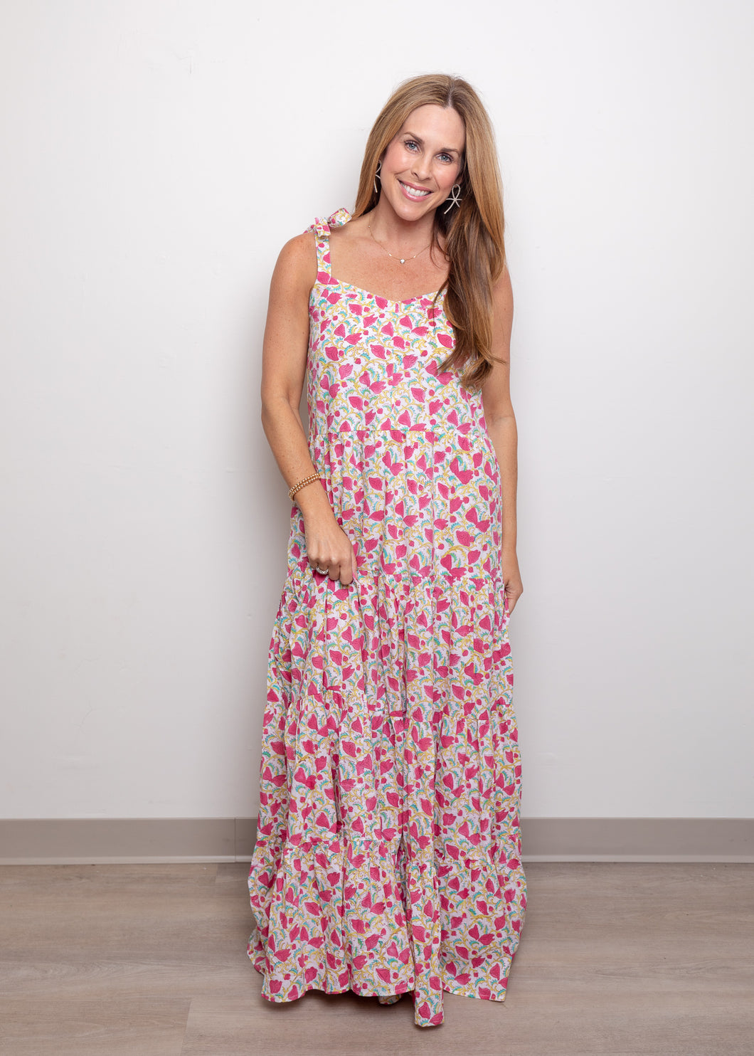Westport Maxi in Pink Flower