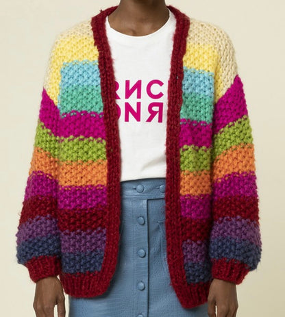 Lolly Cardigan in Rainbow