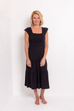 Load image into Gallery viewer, Josie Square Neck Dress in Black
