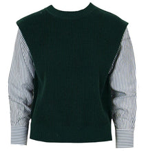 Load image into Gallery viewer, Sawyer Mixed Sweater in Green
