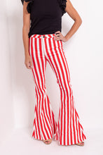 Load image into Gallery viewer, Moonshine Red/White Jeans
