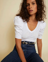 Load image into Gallery viewer, Celine Tee in White
