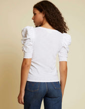 Load image into Gallery viewer, Celine Tee in White
