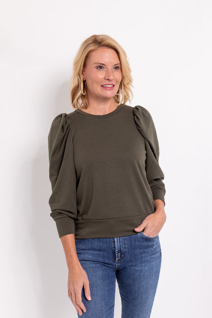 Sutton Sweatshirt in Olive
