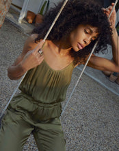 Load image into Gallery viewer, Hailey Easy Jumpsuit in Olive
