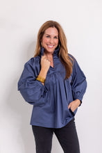 Load image into Gallery viewer, Stellah Top in Vintage Indigo
