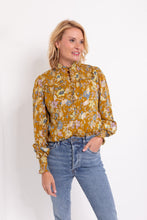 Load image into Gallery viewer, Florentina Print Blouse in Camel Garden
