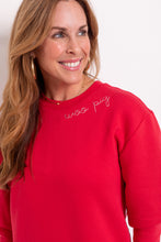 Load image into Gallery viewer, Red Woo Pig Sweatshirt
