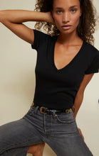 Load image into Gallery viewer, Blair Black V Neck
