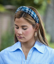 Load image into Gallery viewer, Plaid Top Knot Headband
