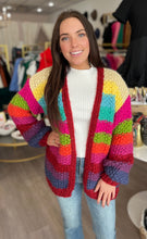 Load image into Gallery viewer, Lolly Cardigan in Rainbow
