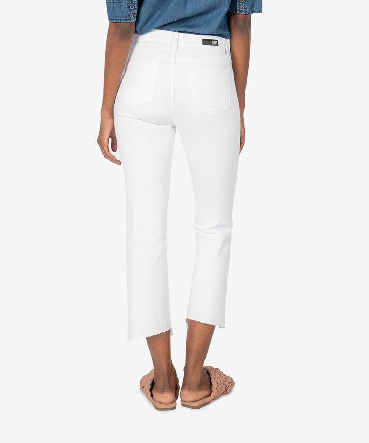 Kelsey High Rise Ankle in Optic White
