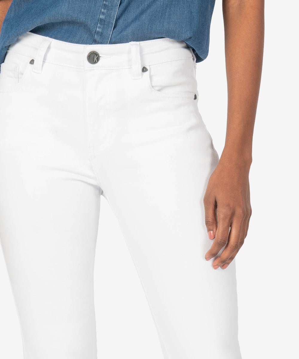 Kelsey High Rise Ankle in Optic White