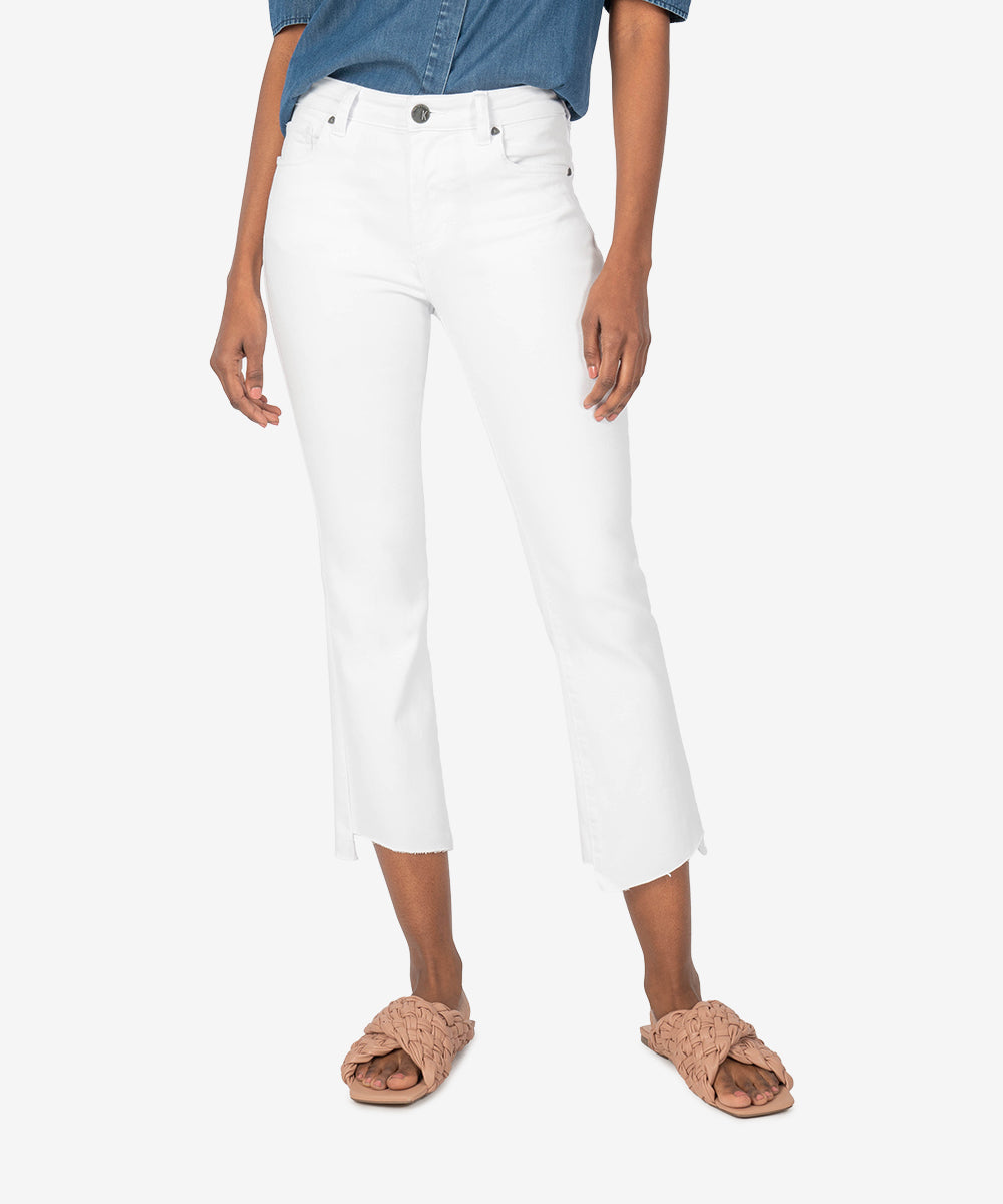 Kelsey High Rise Ankle in Optic White