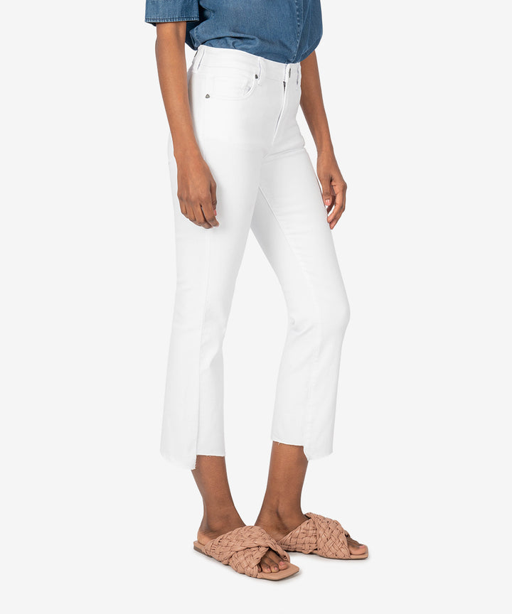 Kelsey High Rise Ankle in Optic White