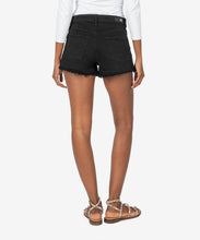 Load image into Gallery viewer, Jane High Rise Fray Hem Short in Black
