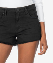 Load image into Gallery viewer, Jane High Rise Fray Hem Short in Black

