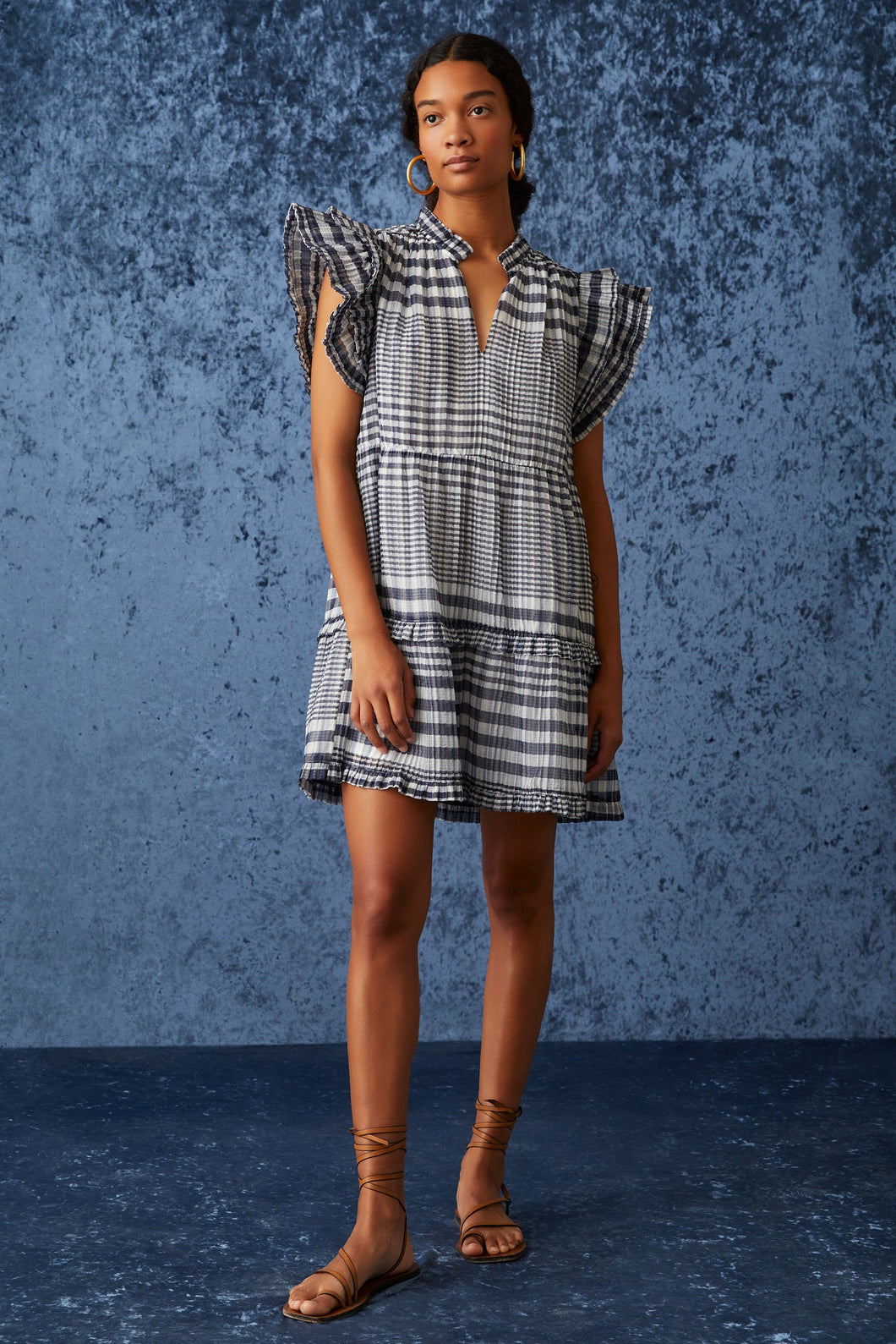 Bay Dress in Check