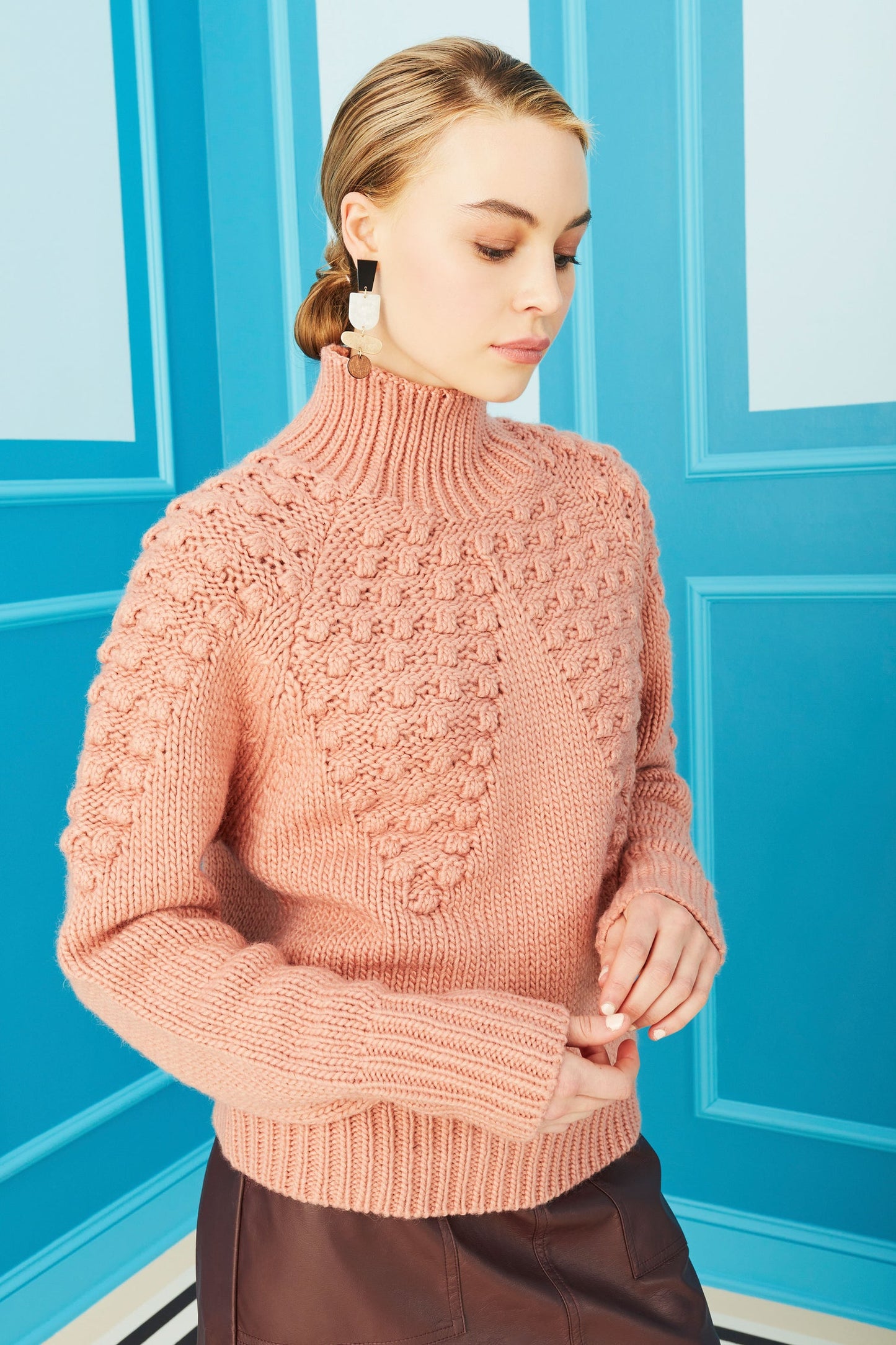 Blaire Bauble Sweater in Ballet