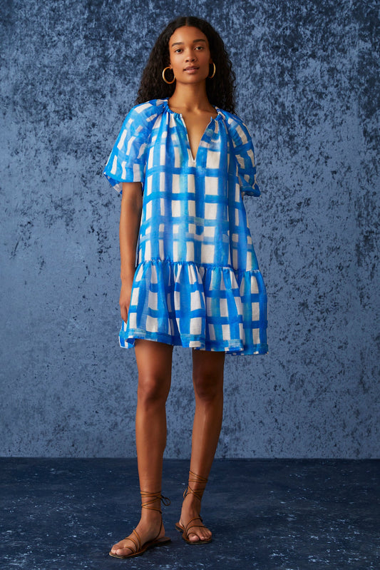 Greta Dress in Amalfi Madras