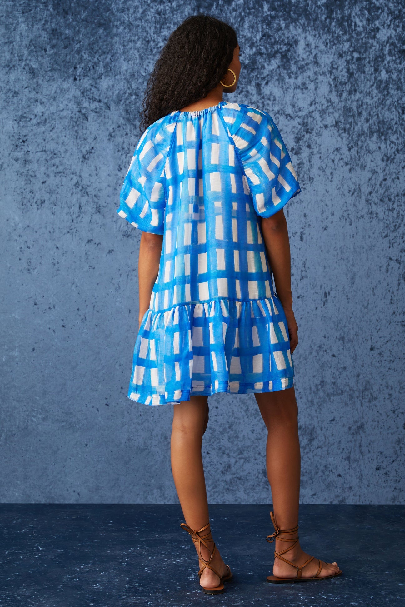 Greta Dress in Amalfi Madras