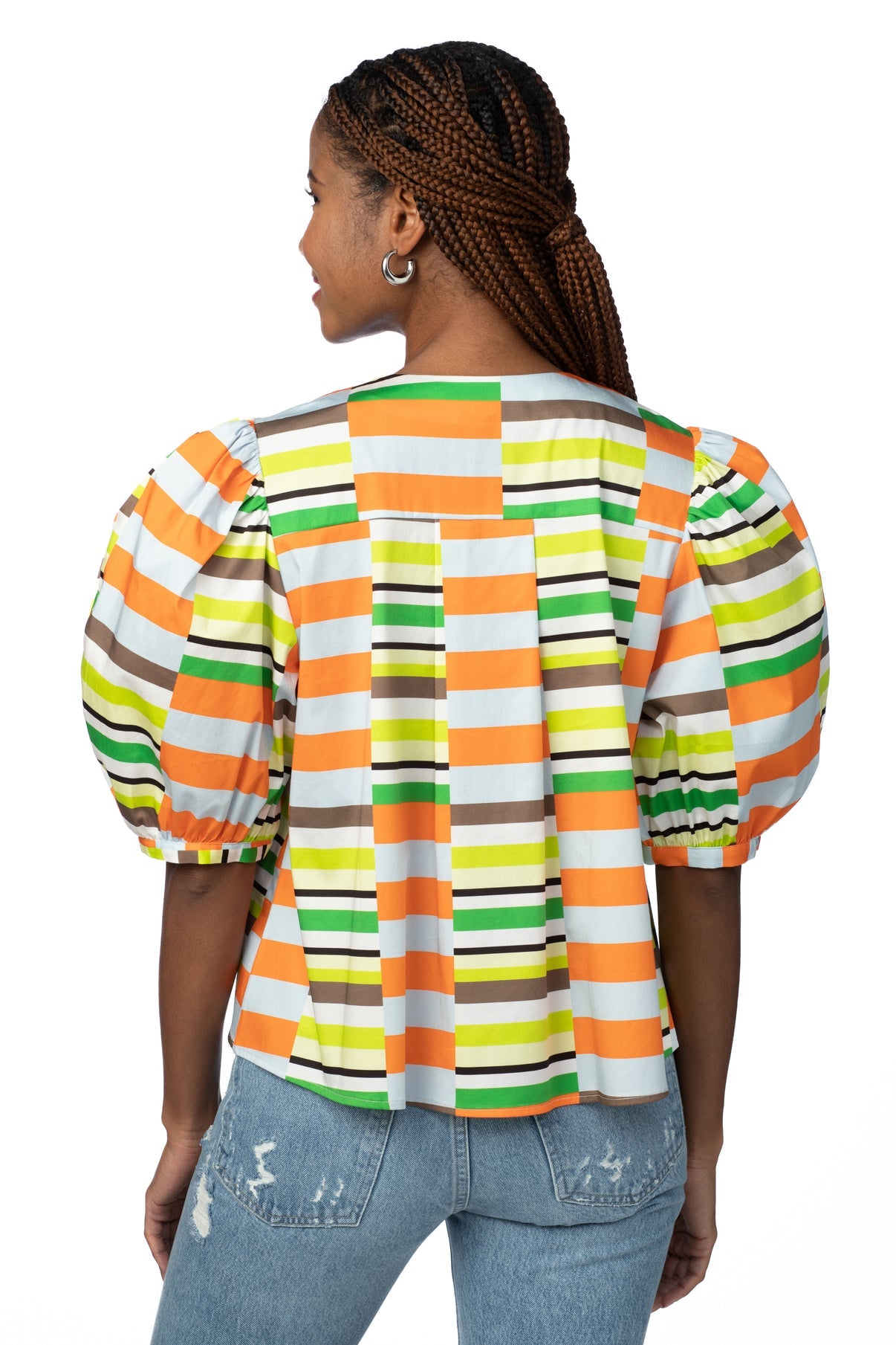Mason Top in Retro Stripe