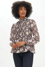 Load image into Gallery viewer, Pinktuk LS Blouse in Mulberry Slate
