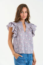 Load image into Gallery viewer, Opal Shirt in Indigo Rose
