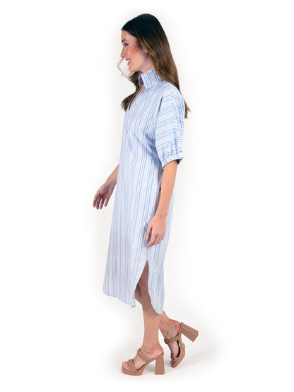 Poppy Caftan in Santorini Stripe