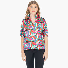 Load image into Gallery viewer, Poppy Top in Poinsettia Party
