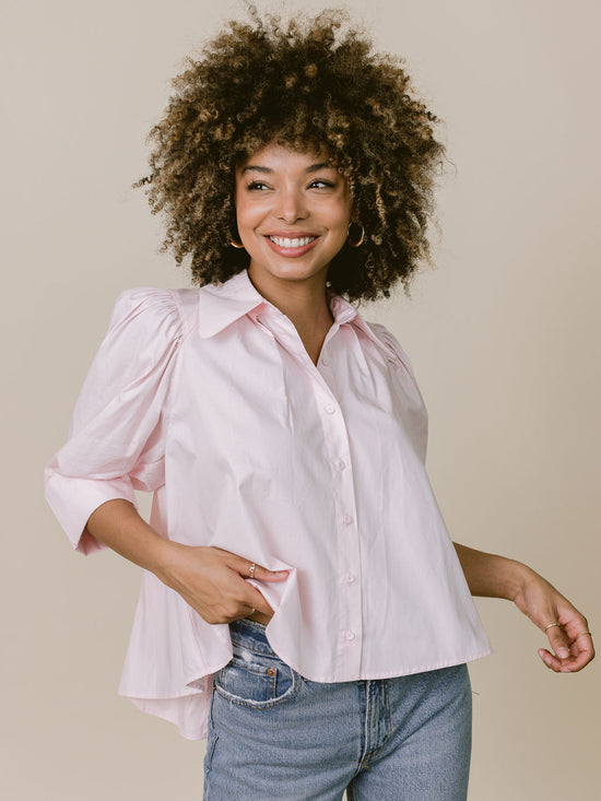 Reba Top in Blush