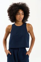Load image into Gallery viewer, Rae Top in Deep Navy.
