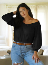 Load image into Gallery viewer, Sarina Renaissance Tee in Black
