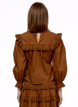 Load image into Gallery viewer, Caramel Eyelet Top
