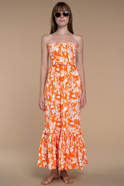 Jane Dress in Spring Clementine