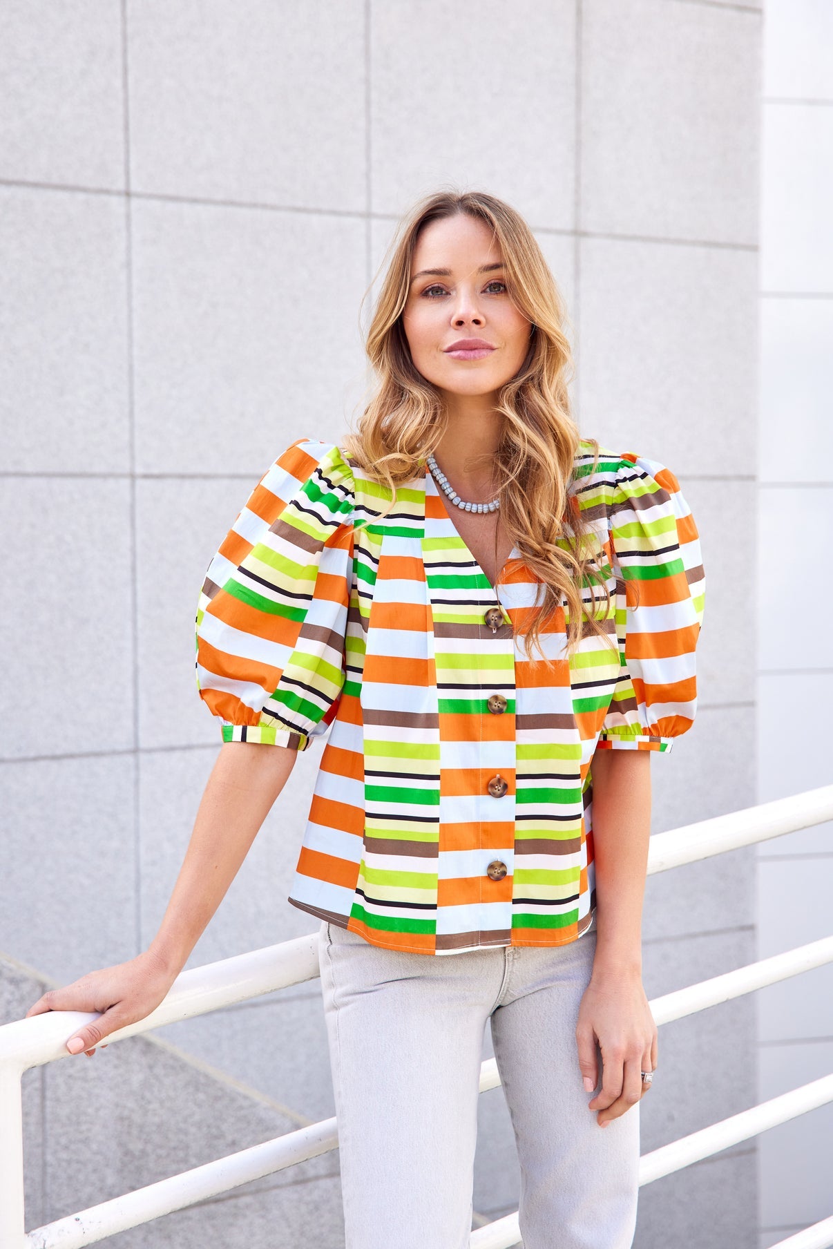 Mason Top in Retro Stripe
