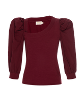 Load image into Gallery viewer, Tori Asymmetric Top in Ruby
