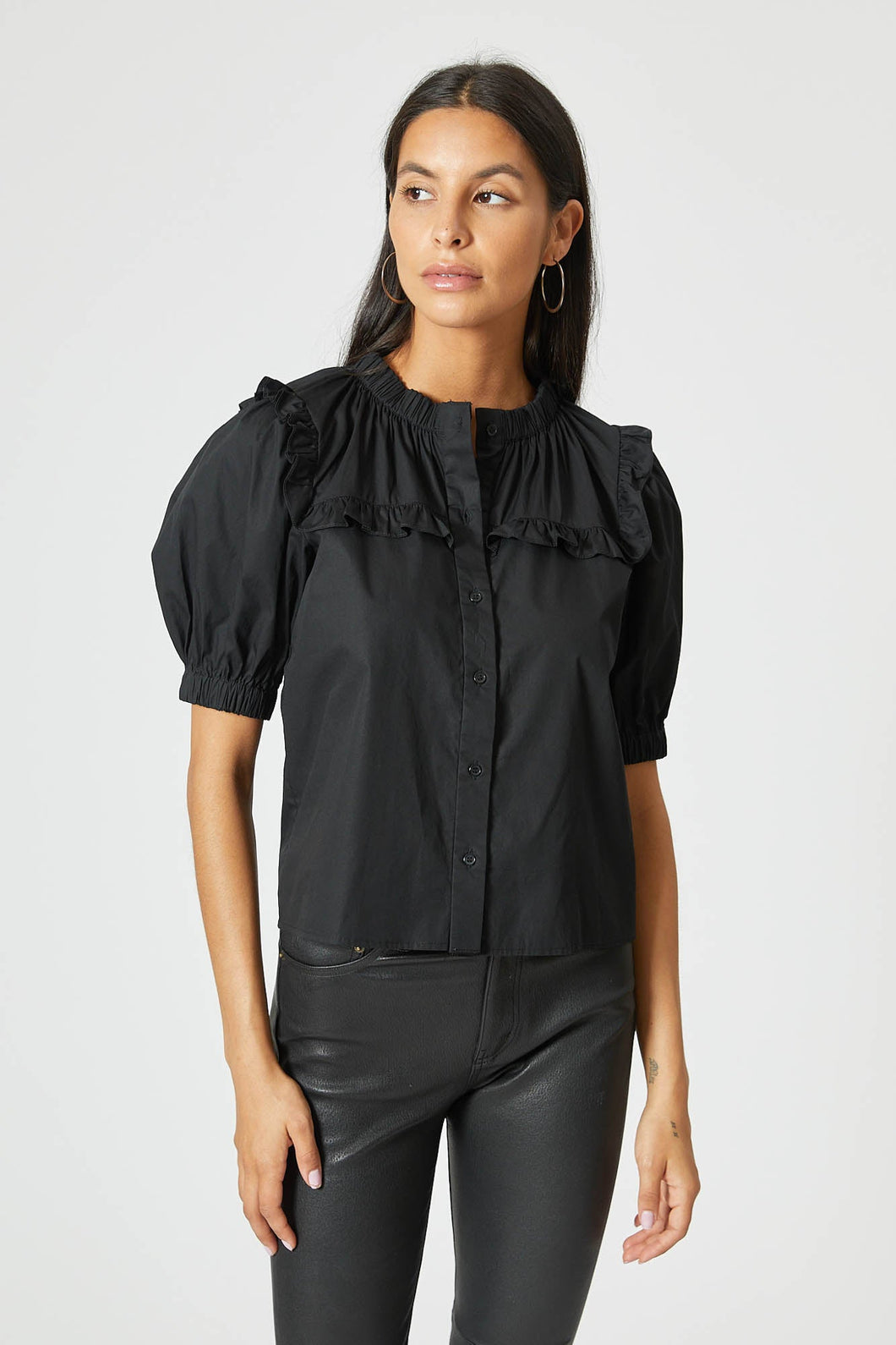 The Courtney Shirt in Black