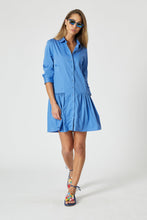 Load image into Gallery viewer, The Drop Waist Dress in Sapphire Blue
