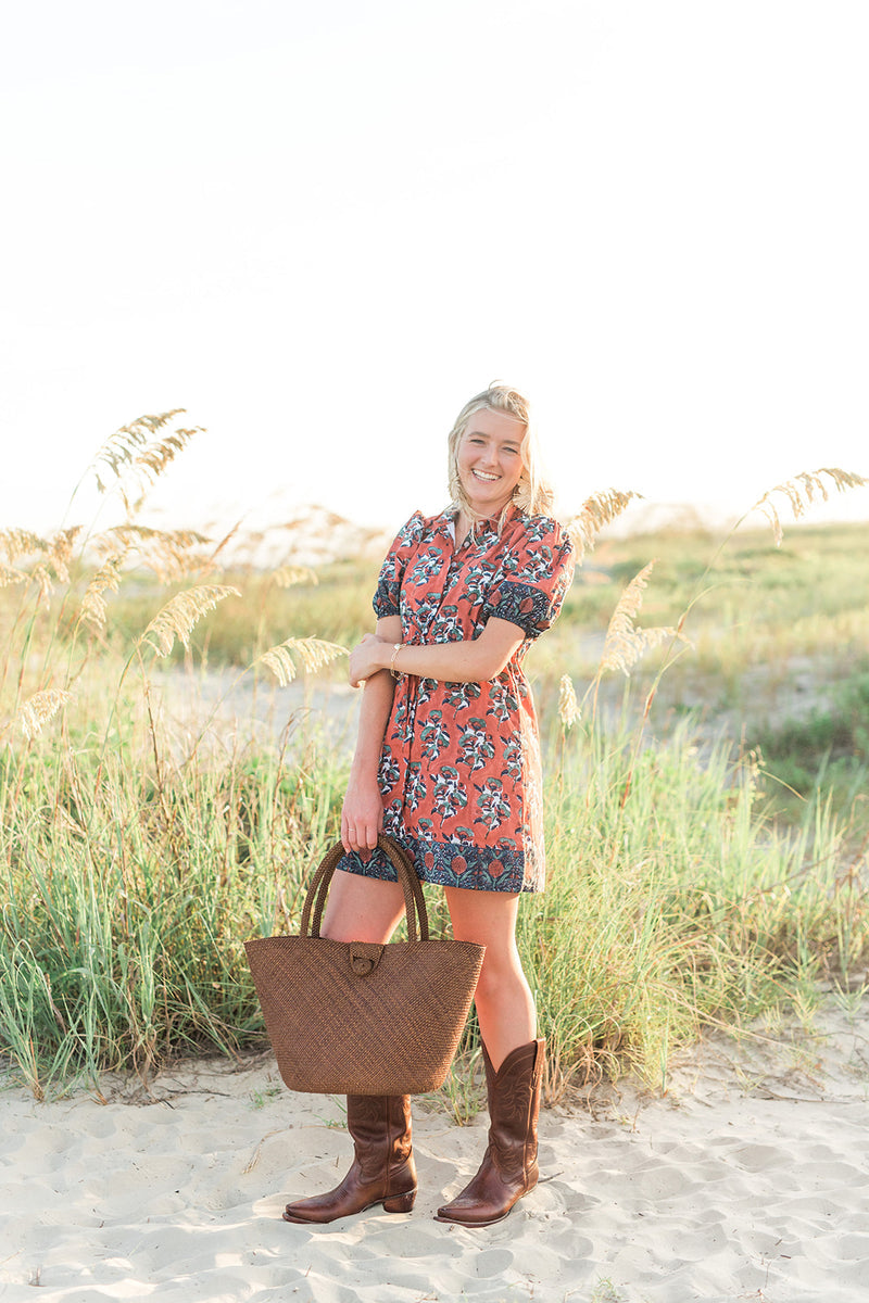 Orchid Dress in Cinnamon